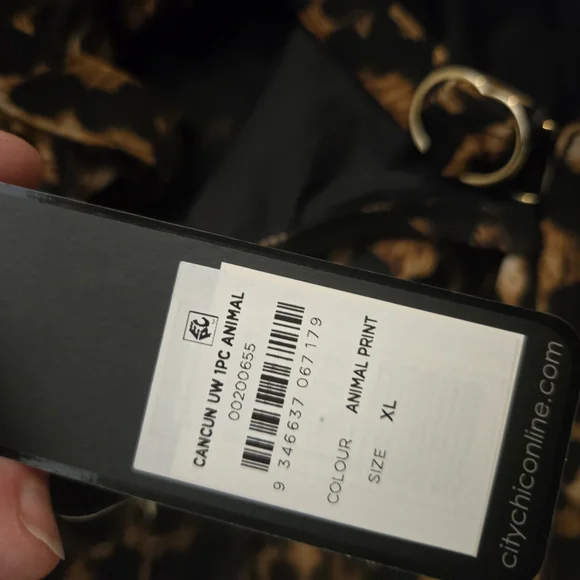 Leopard Print One-Piece Swimsuit - Picture 11 of 13